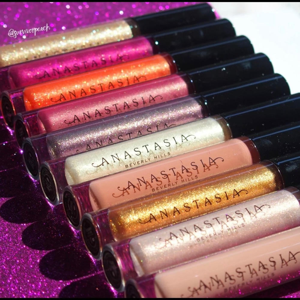 ABH Anastasia 10 piece lip gloss set